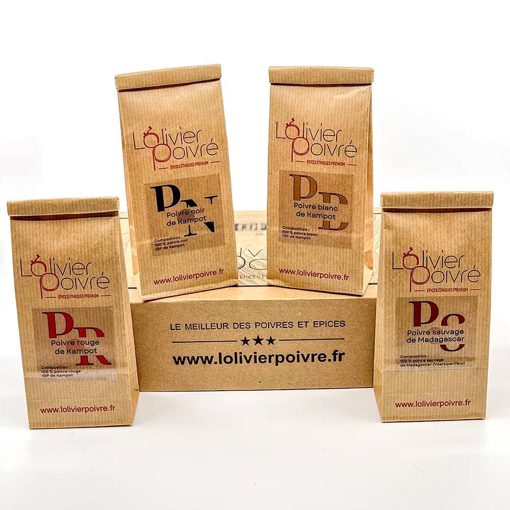 Coffret 4 poivres Best Of