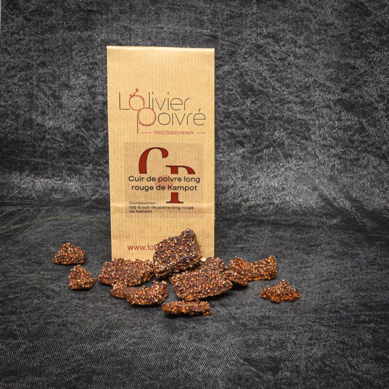 Cuir de Poivre Long Rouge de Kampot