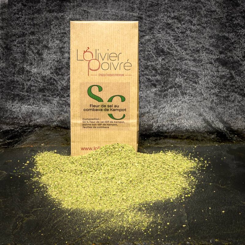 Fleur de Sel IGP au Combava de Kampot