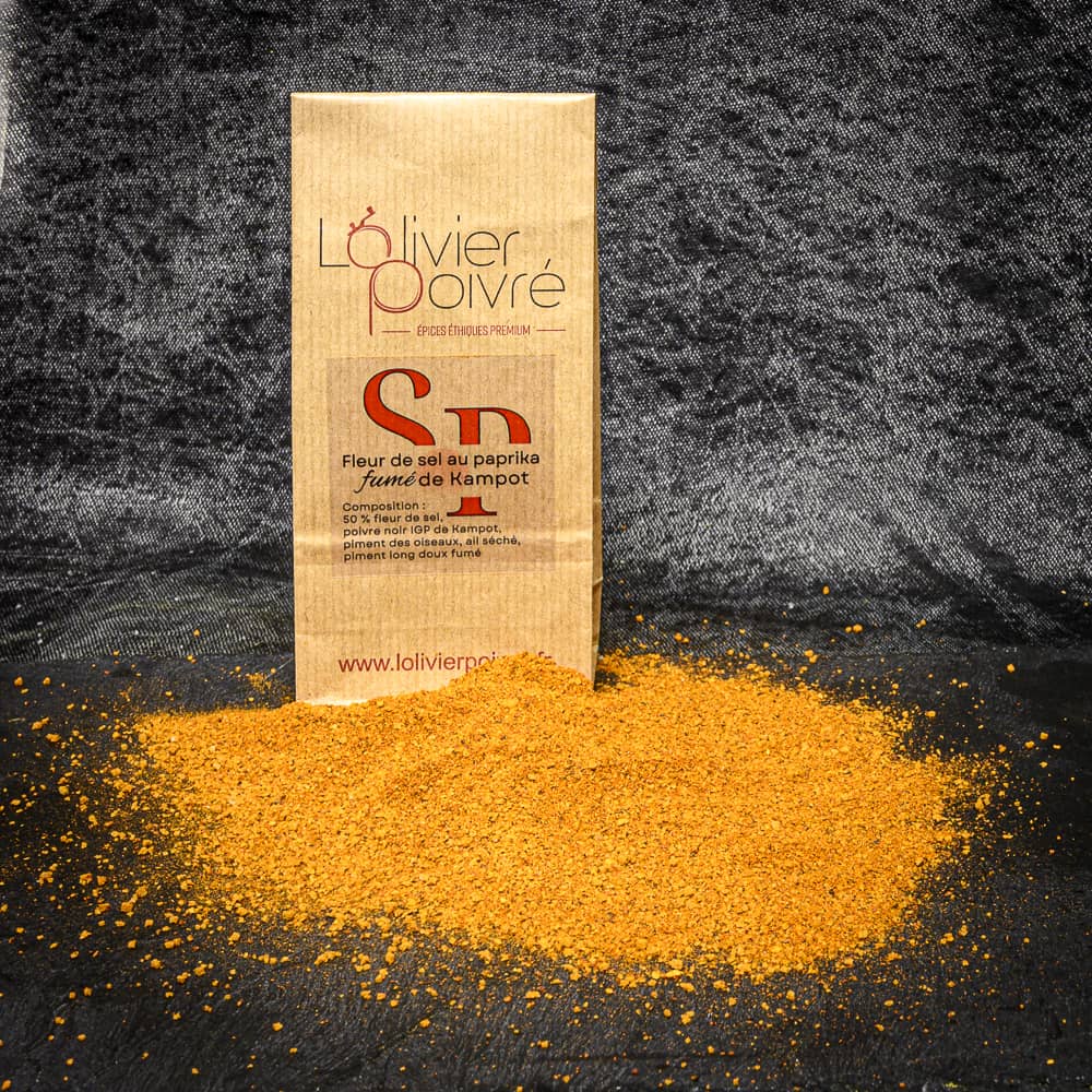 Fleur de Sel IGP au Paprika Fumé de Kampot