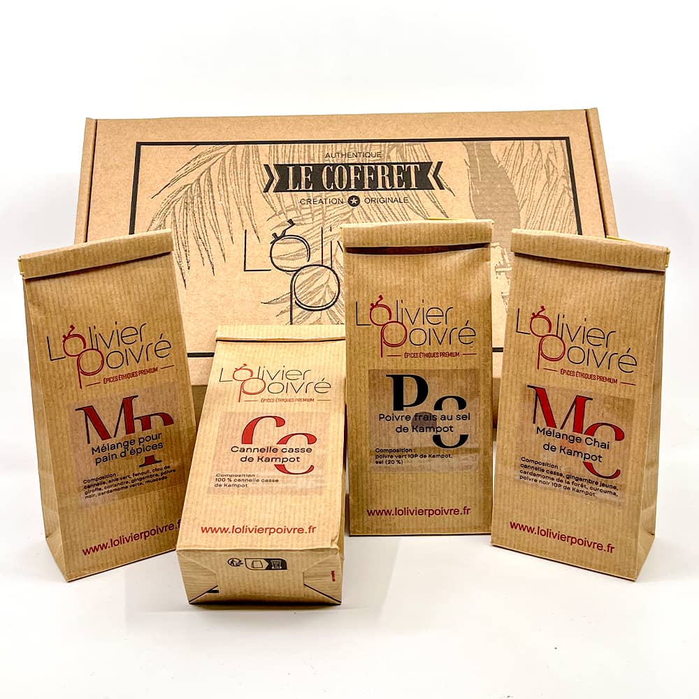 Coffret poivre et épices de fête