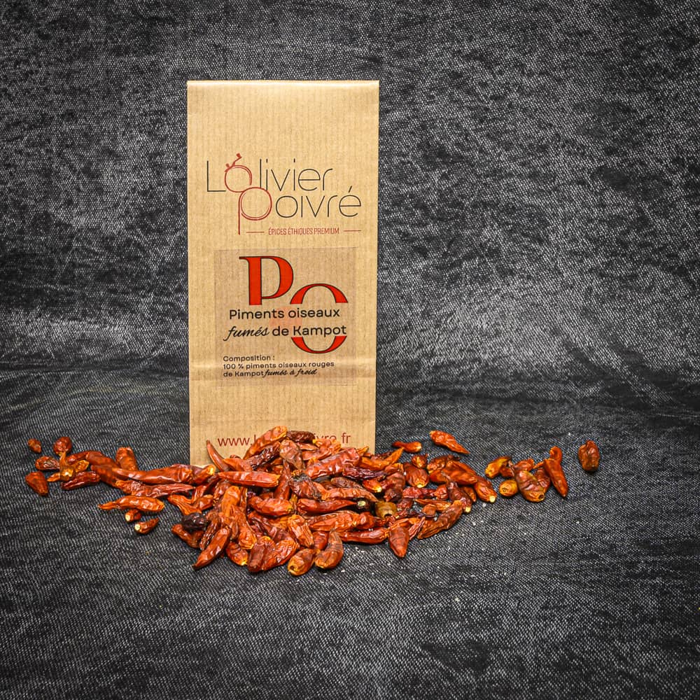 Piment Oiseau Fumé de Kampot