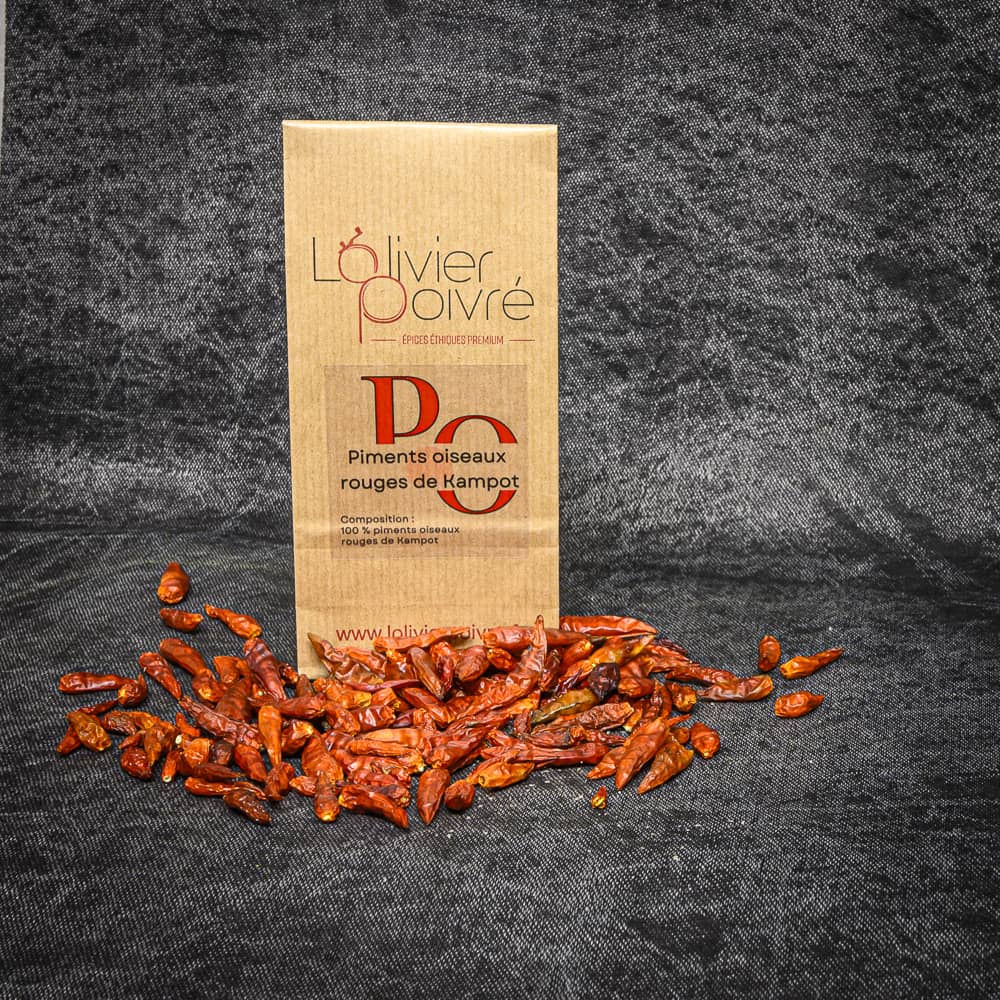 Piment Oiseau Rouge de Kampot