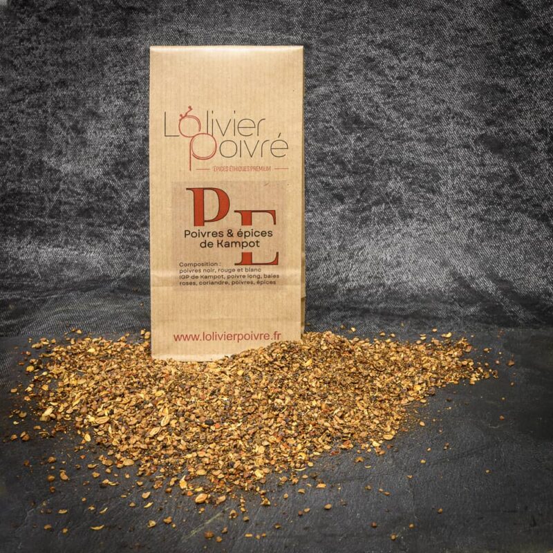 Mélange Poivres et Épices de Kampot