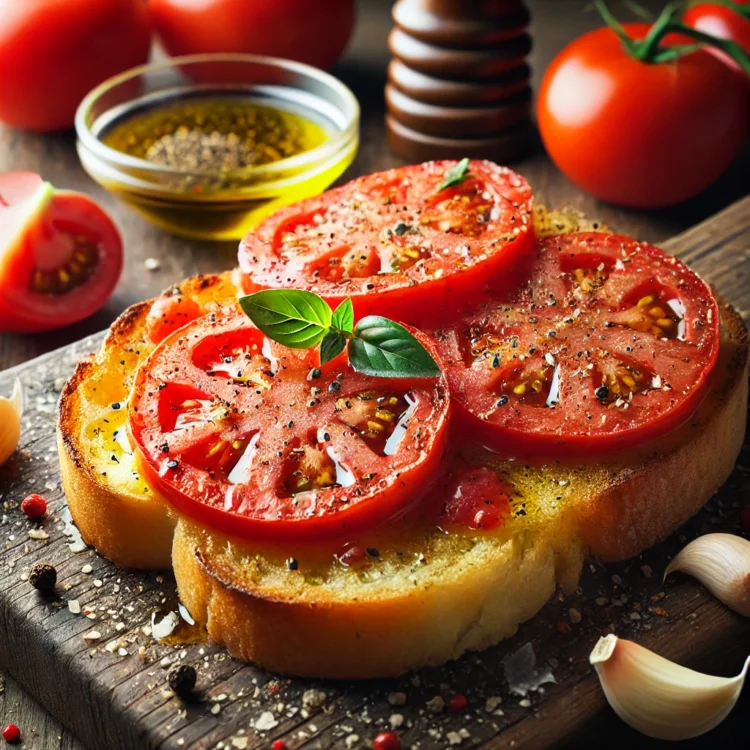 Pan con tomate au poivre frais de Felipe de Opoul